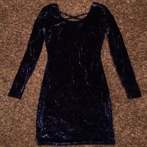 Velvet Long Sleeve Dress